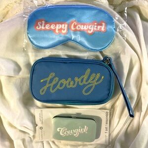 Bundle of Cowgirl Travel Accessories NWT Pastel Rodeo